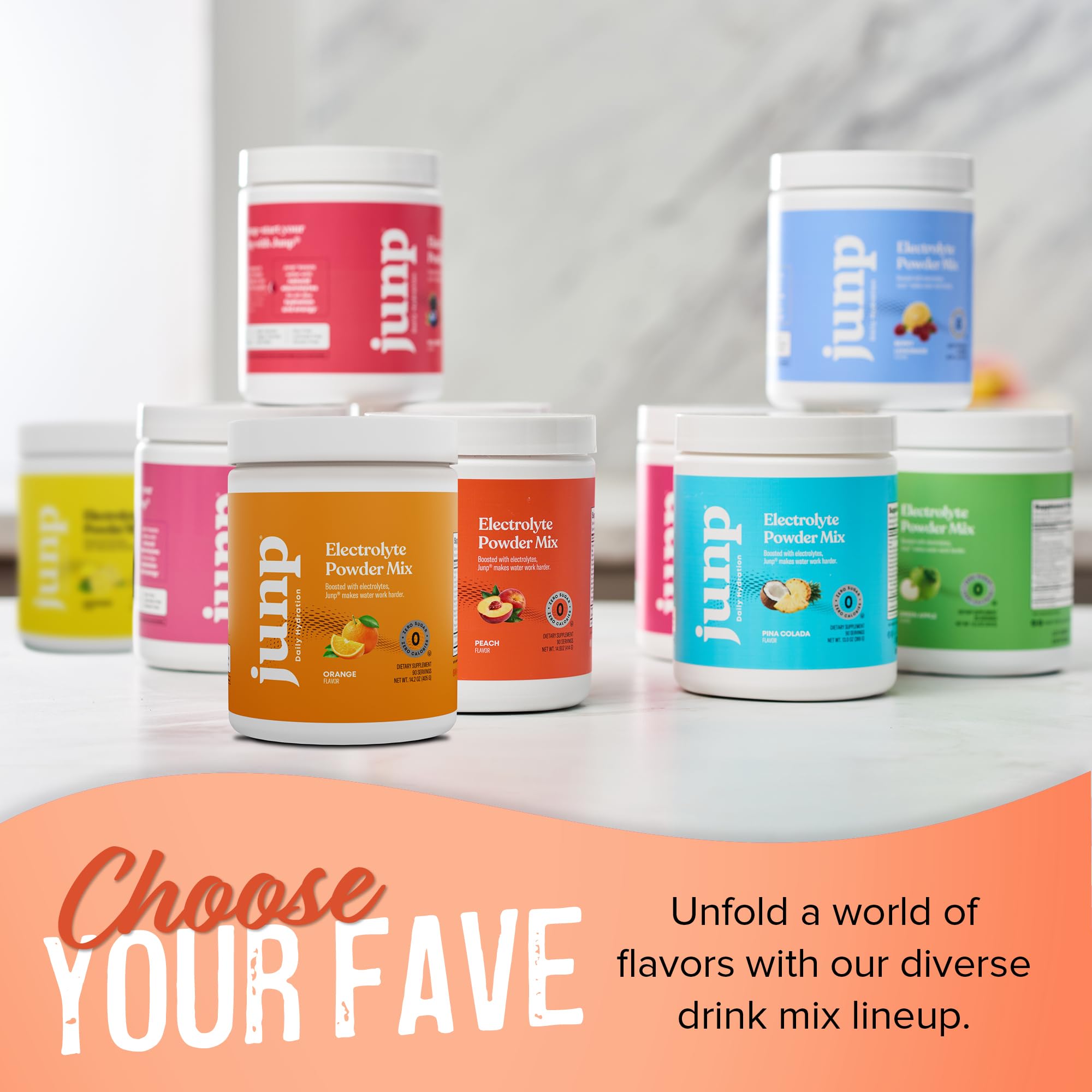 Athletes and active individuals may enjoy sugar-free hydration with JUNP.