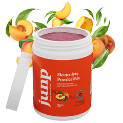 Measuring JUNP electrolyte powder scoop ready to mix