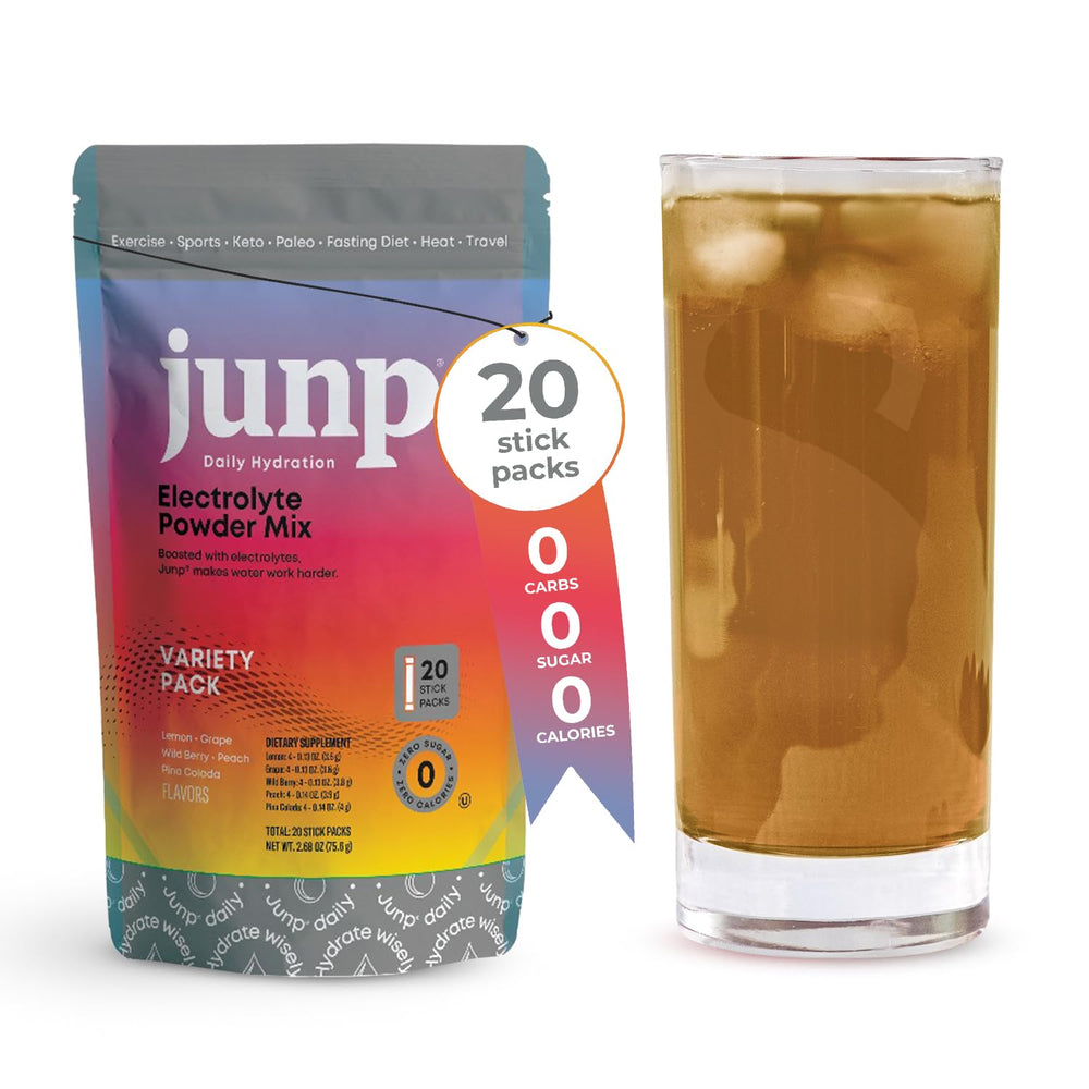 JUNP recyclable packaging supports eco-conscious hydration routines.