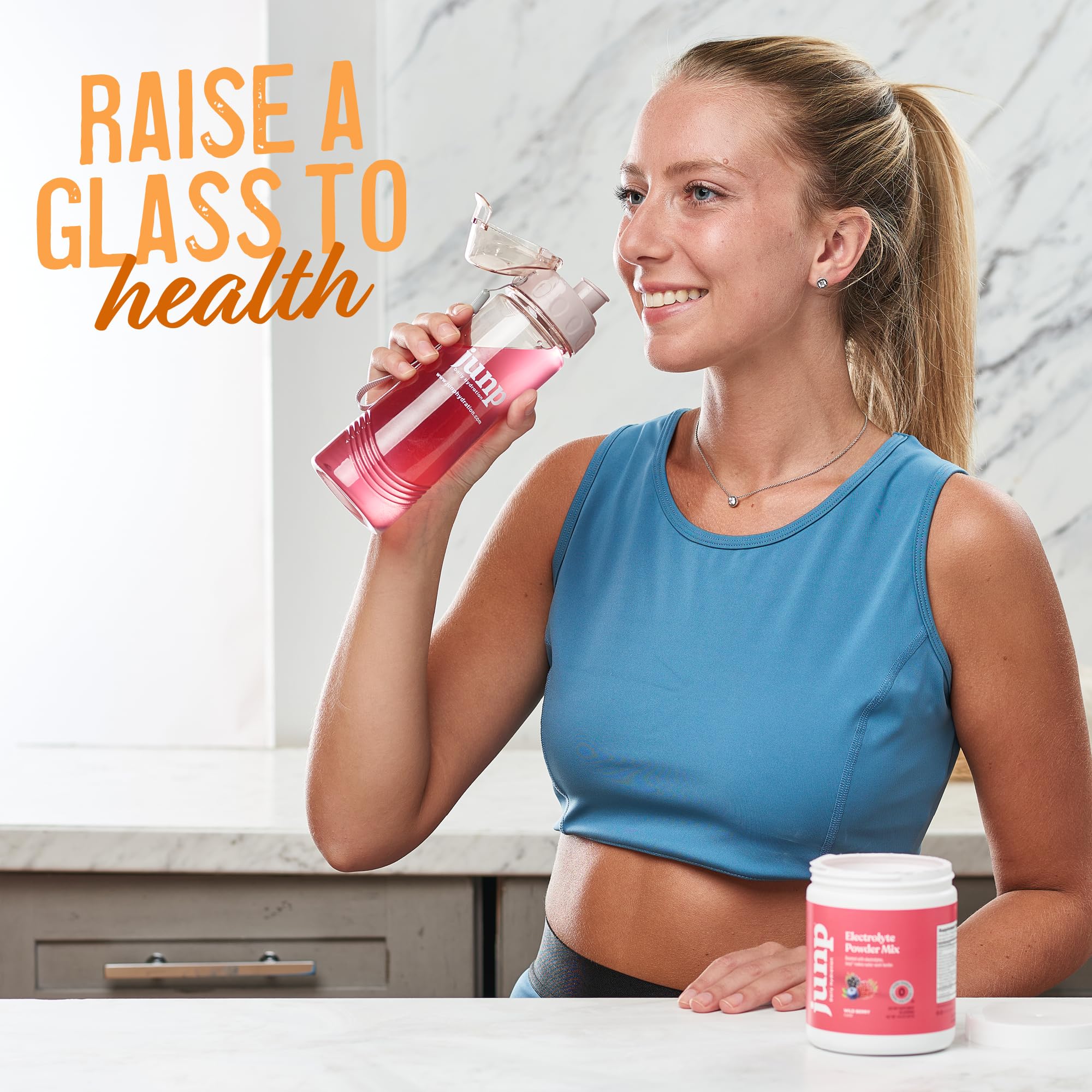 JUNP refreshing tangy citrus flavor enhances plain water taste.
