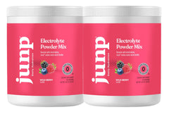 JUNP Wild Berry electrolyte powder tub for refreshing hydration