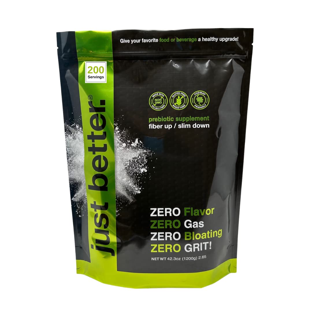 Just Better bottle pour shows zero grit for easy dosing.