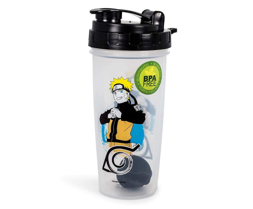 BPA-free material for daily use in the Naruto Shippuden shaker bottle.