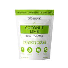 Just Ingredients Coconut Lime Electrolytes bottle ready for daily hydration on the go