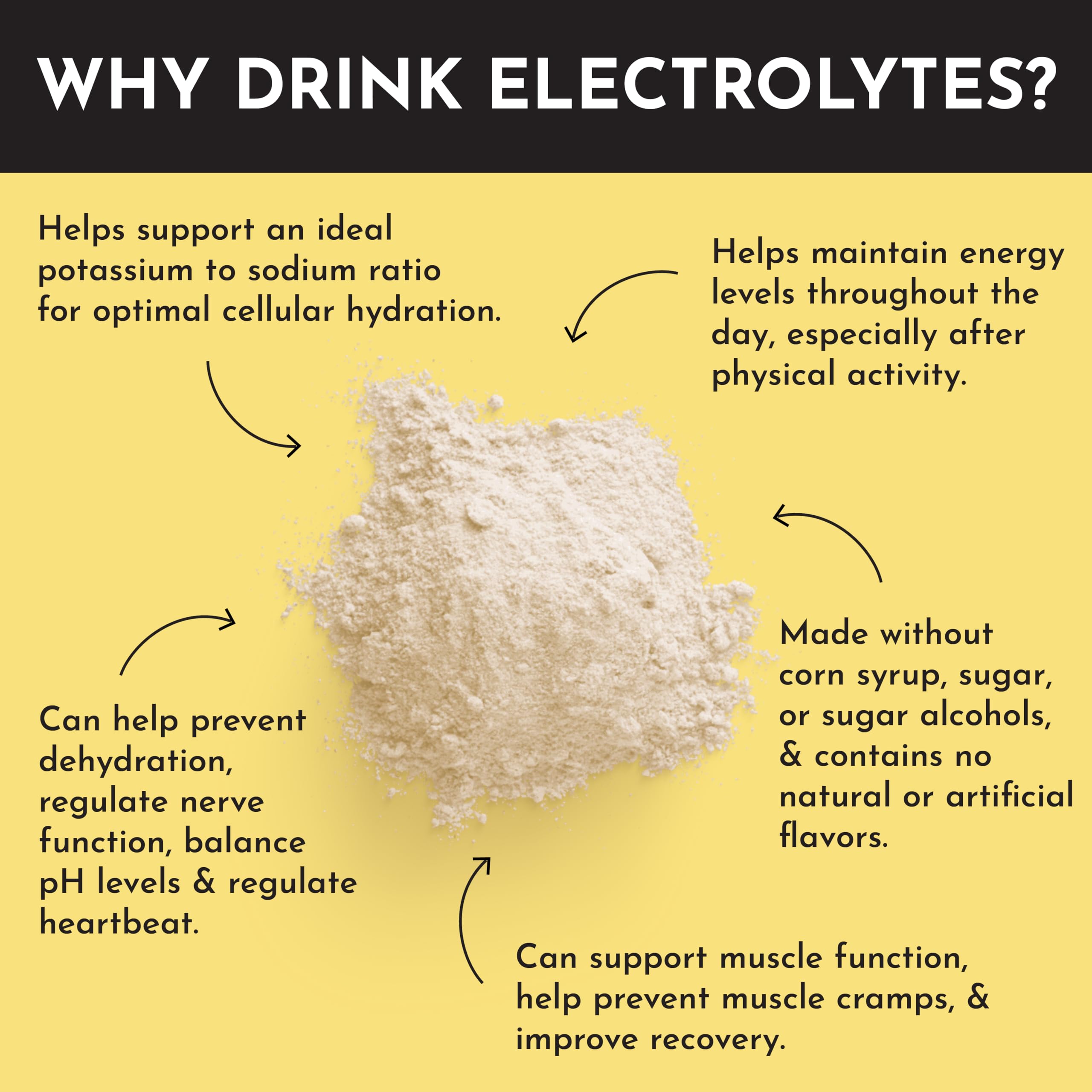 Just Ingredients Tropical Paradise Electrolytes ingredients label close-up demonstrating clean ingredients