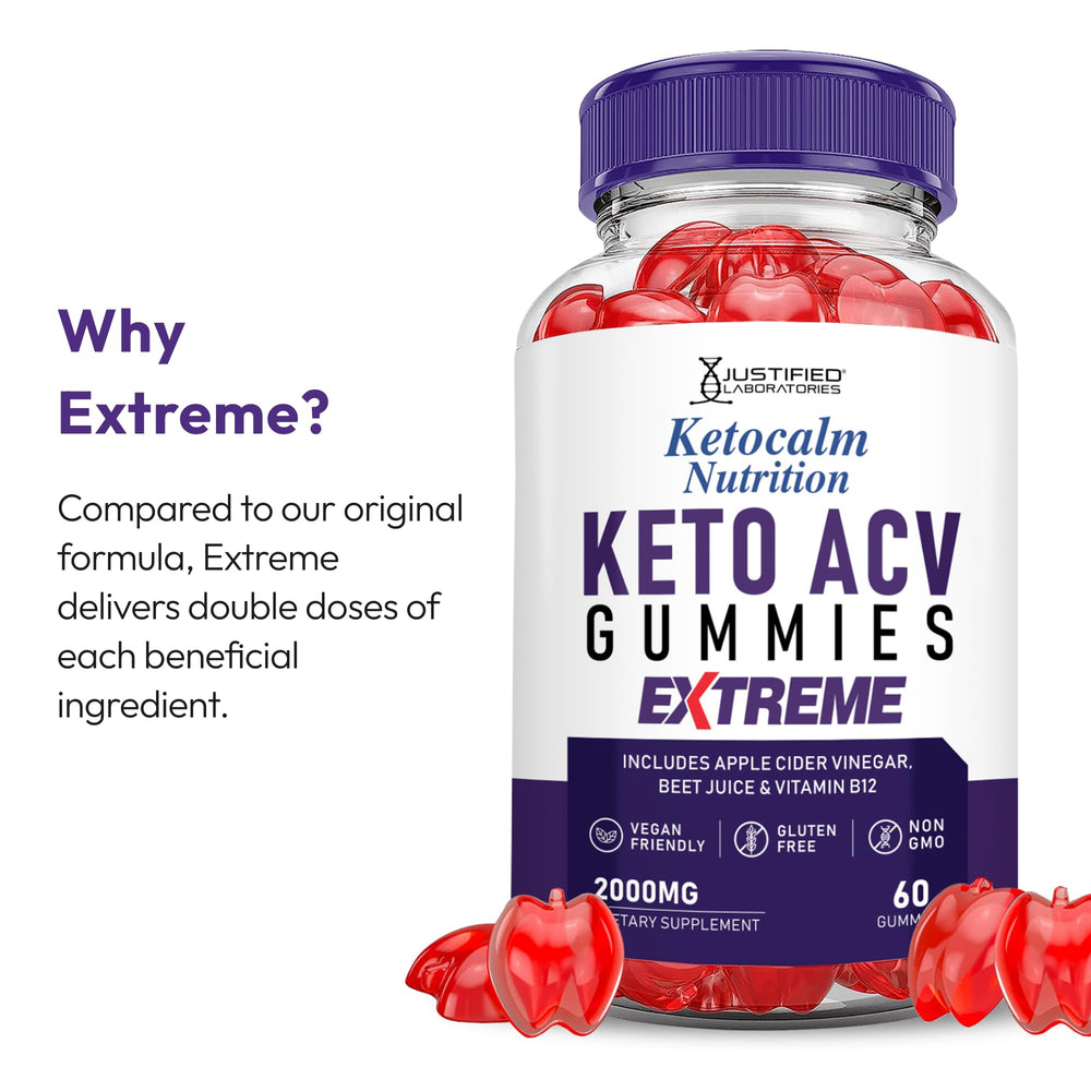 Justified Ketocalm Vegano sin OGM para diversas dietas.