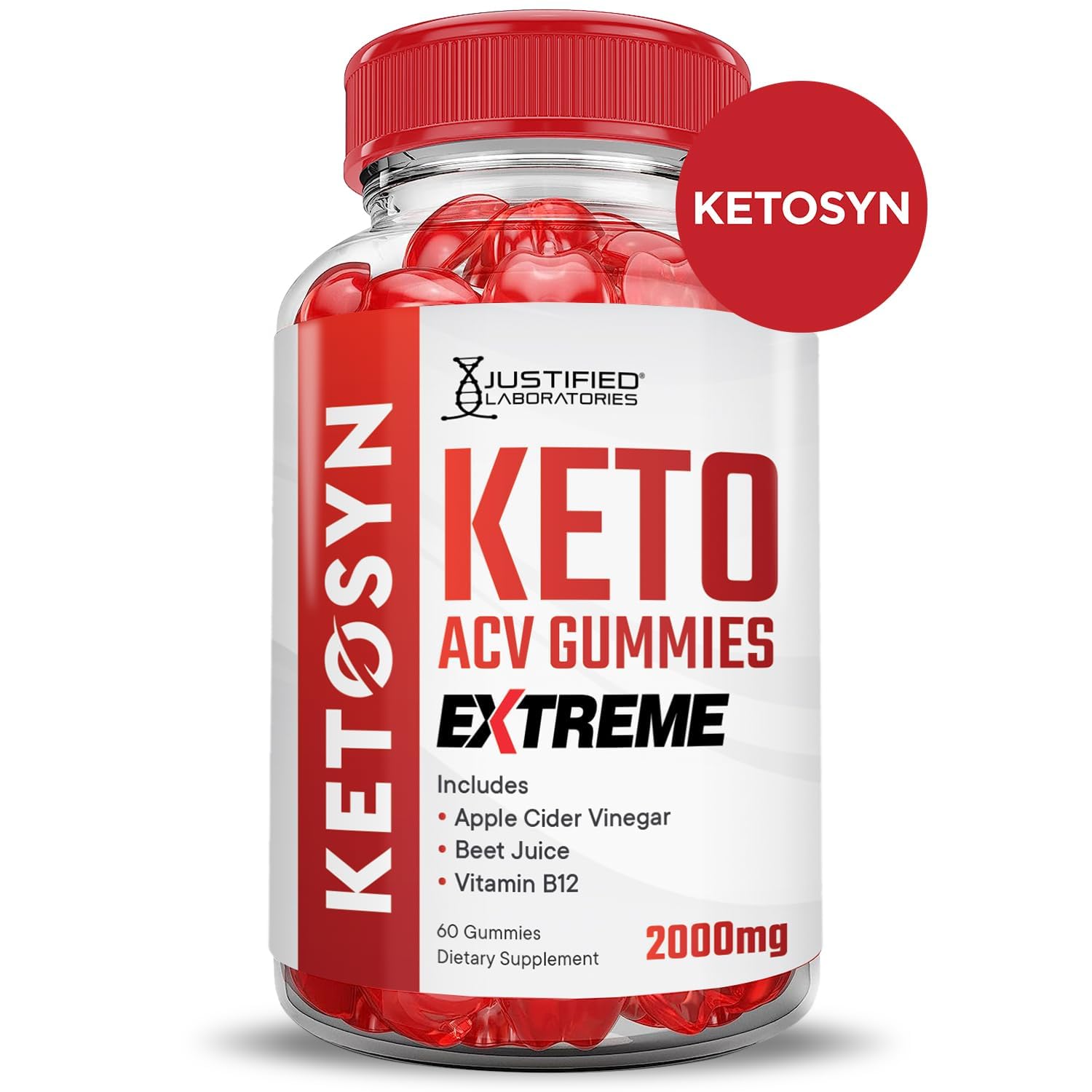 Justified Ketosyn Keto ACV Gummies daily-use routine visual.