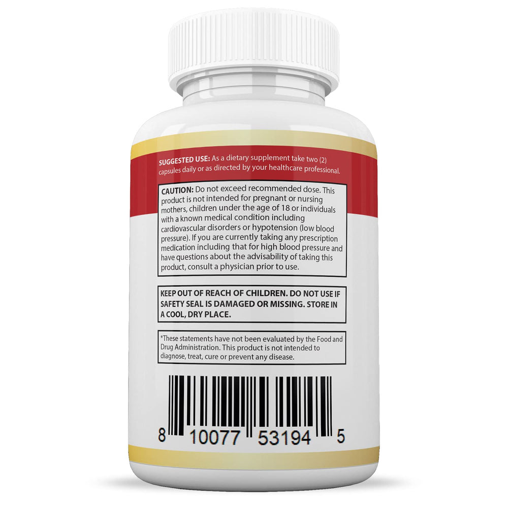 Justified Laboratories Blood Balance Max ingredients label highlights proprietary blend