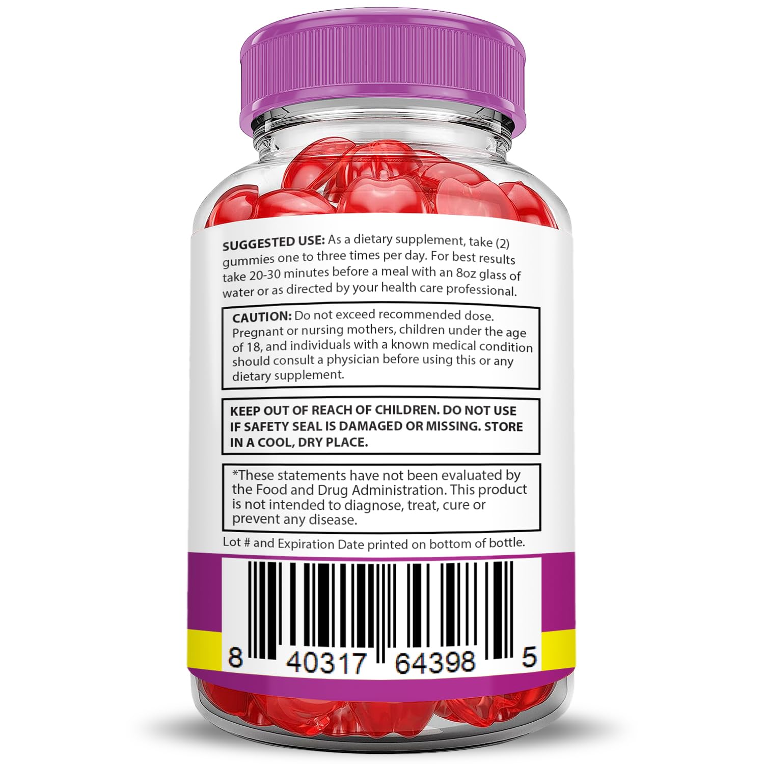 Justified Laboratories serving suggestion with glass of water demonstrates easy daily chew