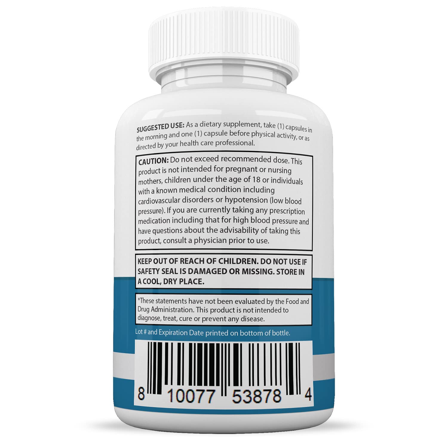 Pantry storage of Justified Laboratories Glucotrust Advanced Formula for daily use.