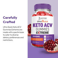 Justified Laboratories Gomitas Cetogénicas: sabor frutal intenso que complementa la rutina diaria