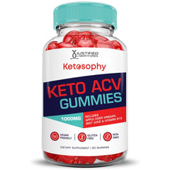 Justified Laboratories Ketosophy gummies beet juice powder detail for nutrients.