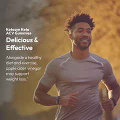 Ketosyn Keto ACV Gummies en primer plano, textura gomosa ideal para merienda.
