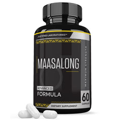 Justified Laboratories Maasalong bottle for daily health support.