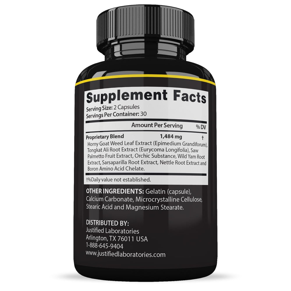 Justified Laboratories Maasalong capsules close-up for convenient daily use.