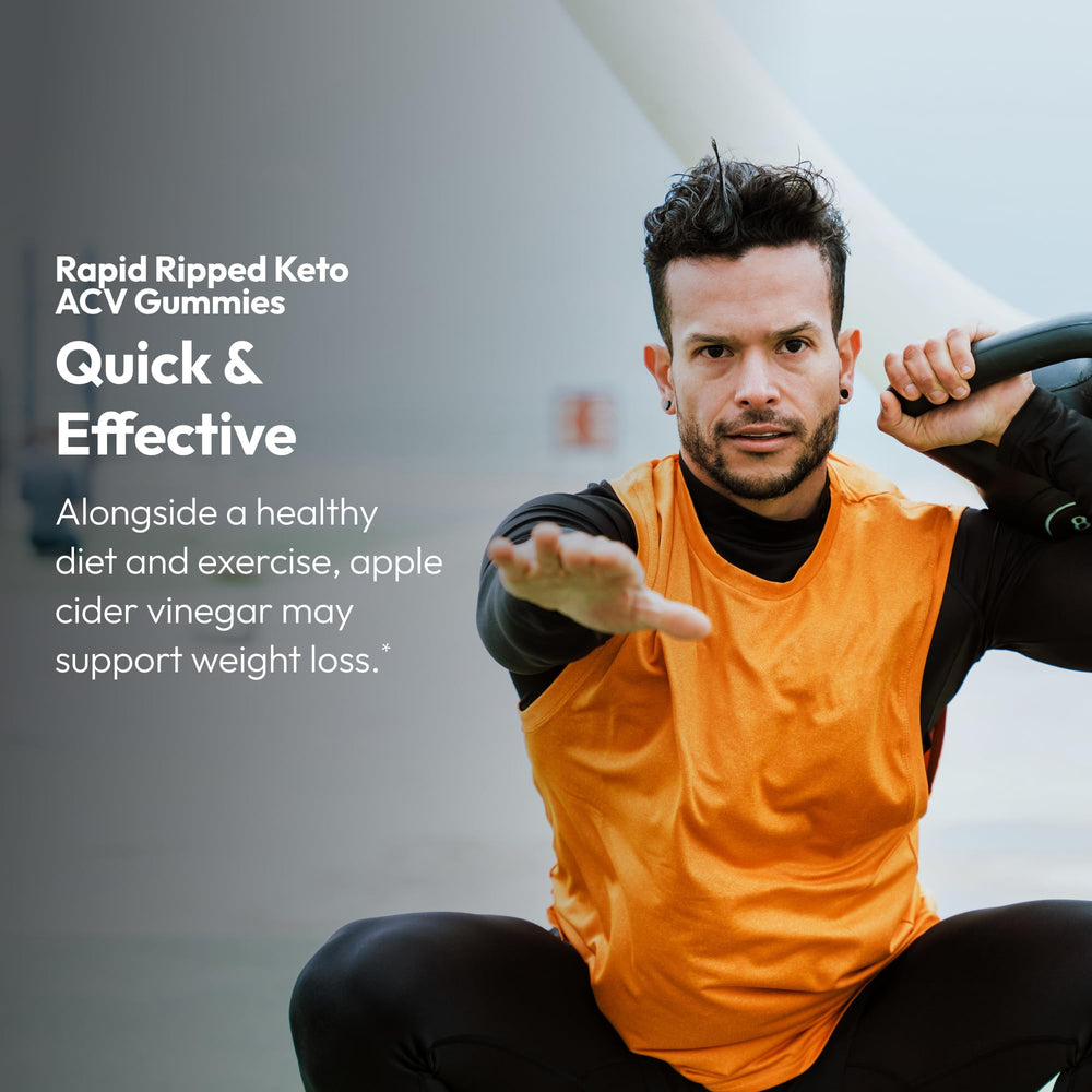Textura suave de las gomitas Rapid Ripped Keto ACV gracias a la pectina.