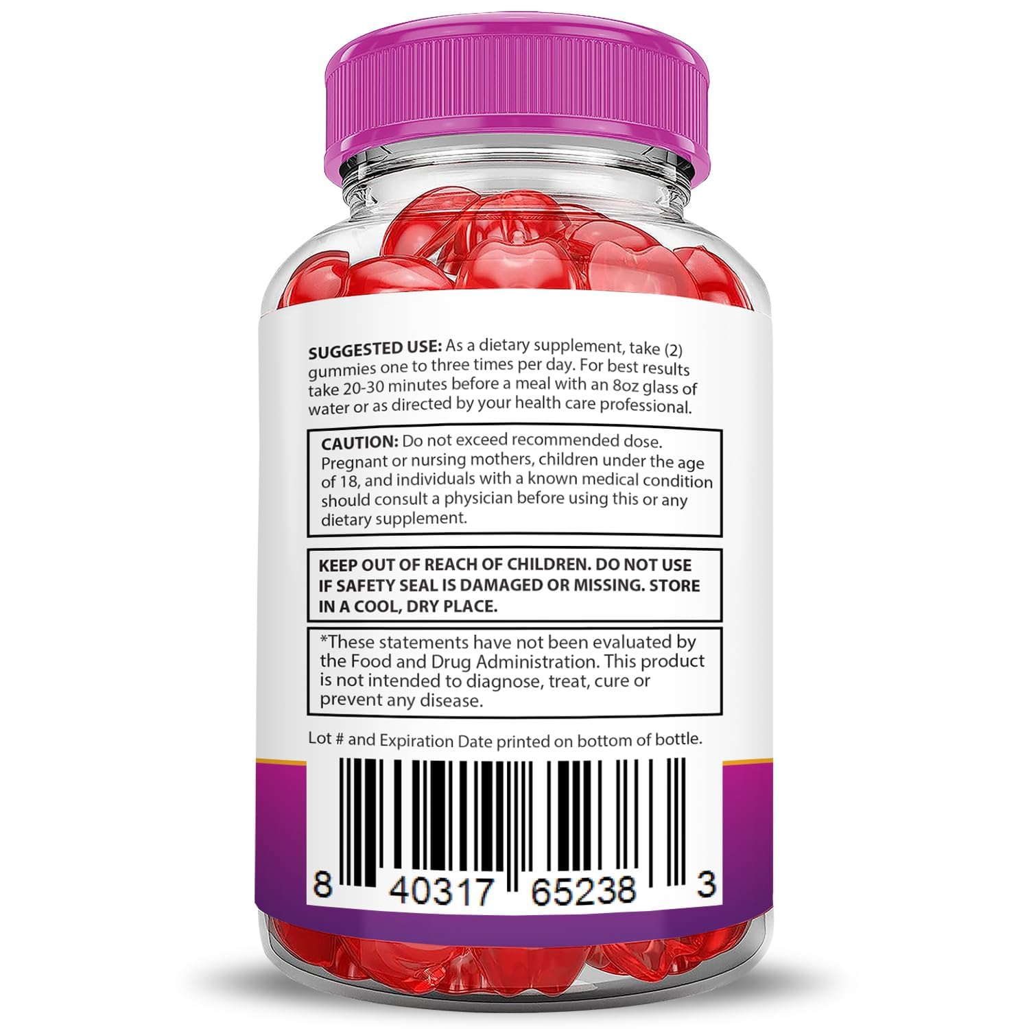 Gummies with B12 and folate as convenient daily snack