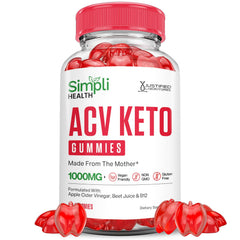 Justified Laboratories Simpli Health Keto ACV Gummies bottle for a tasty daily routine.