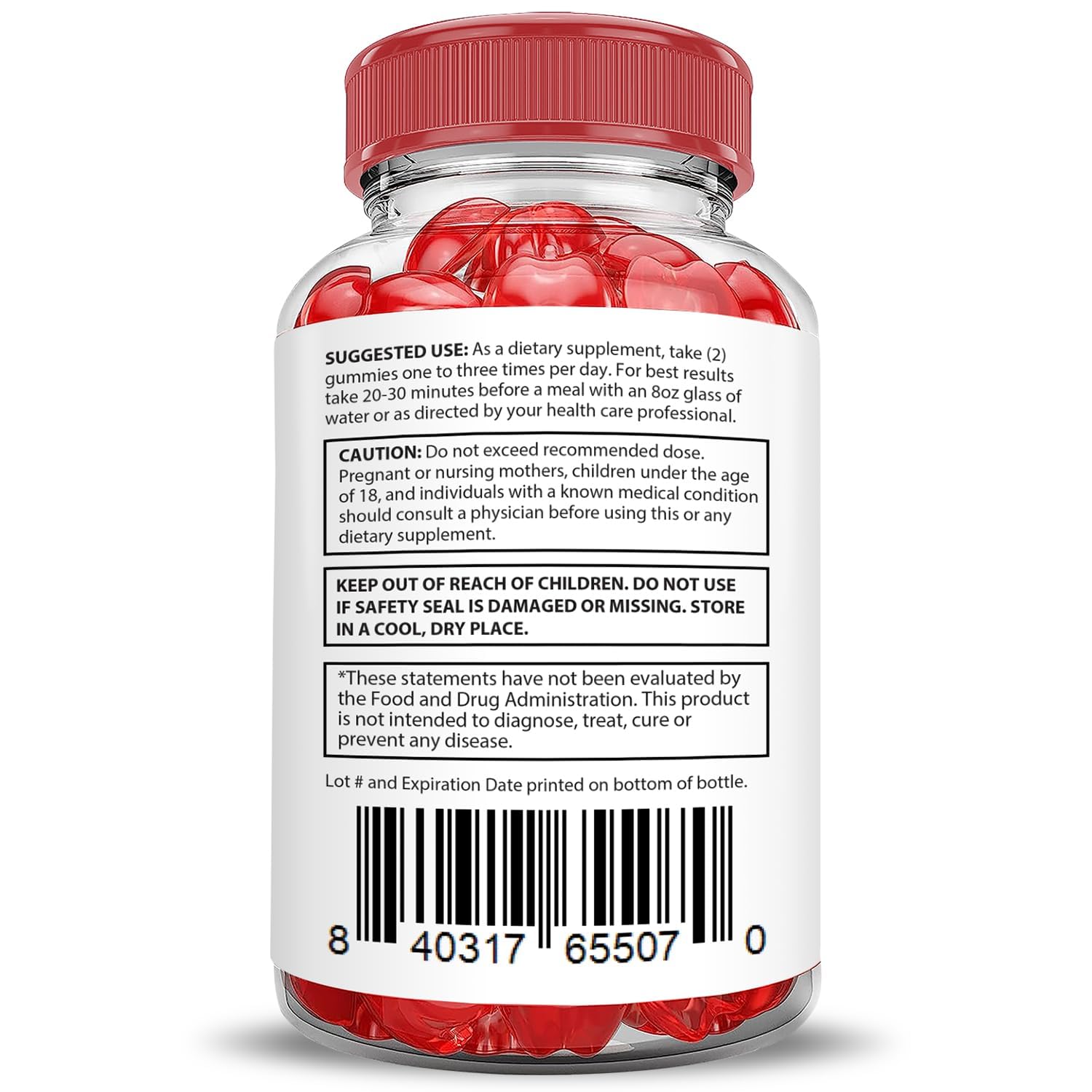 Gummies with B12 and folate in Justified Laboratories Trim Tummy line.