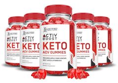 Justified Laboratories Activboost Keto ACV Gummies pack front for convenient daily use