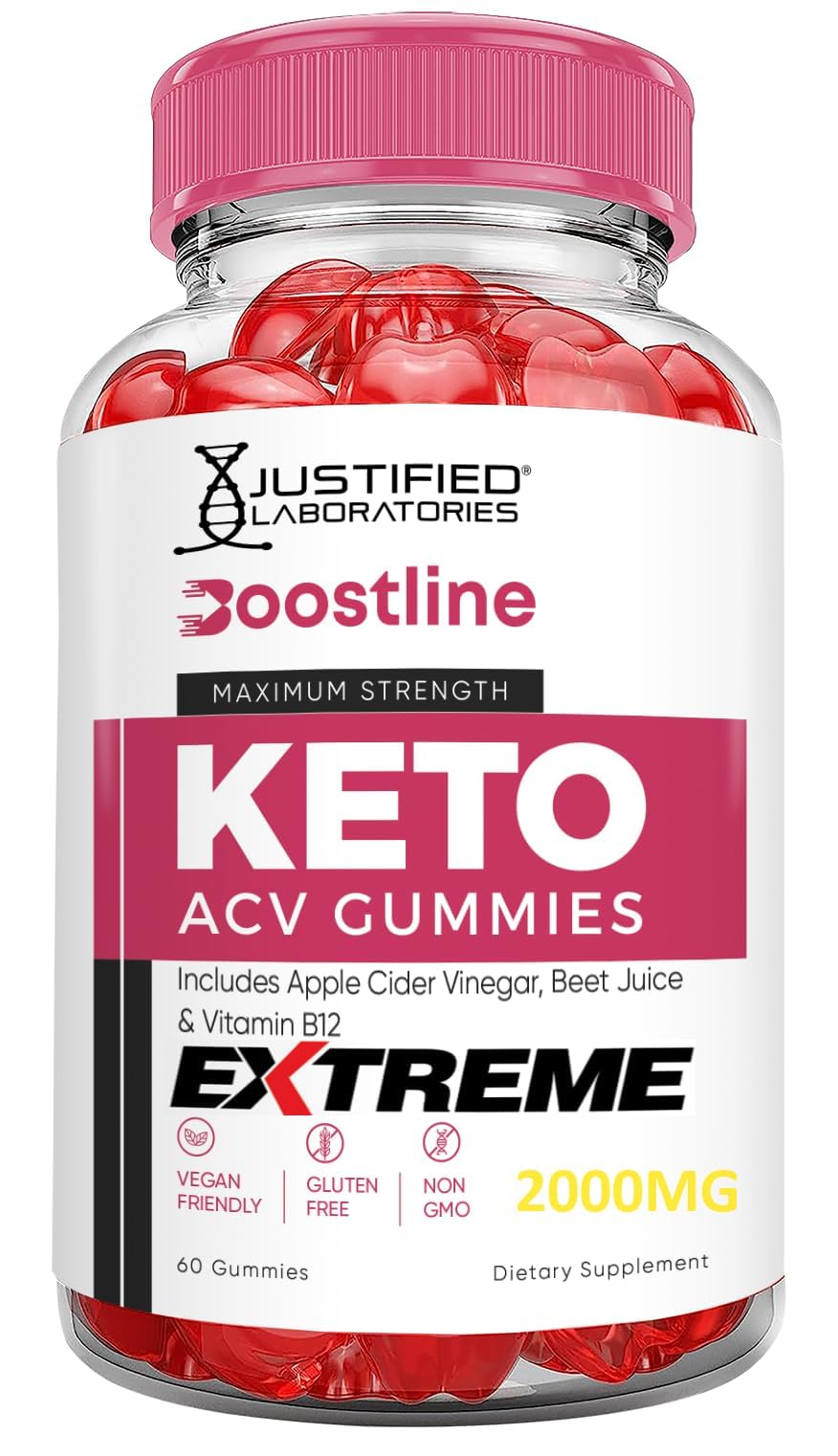 Justified Laboratories BoostLine Keto ACV Gummies ingredients beet juice and pomegranate