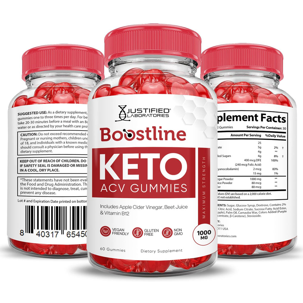 Justified Laboratories Boostline Keto ACV Gummies third-party testing and GMP certification.