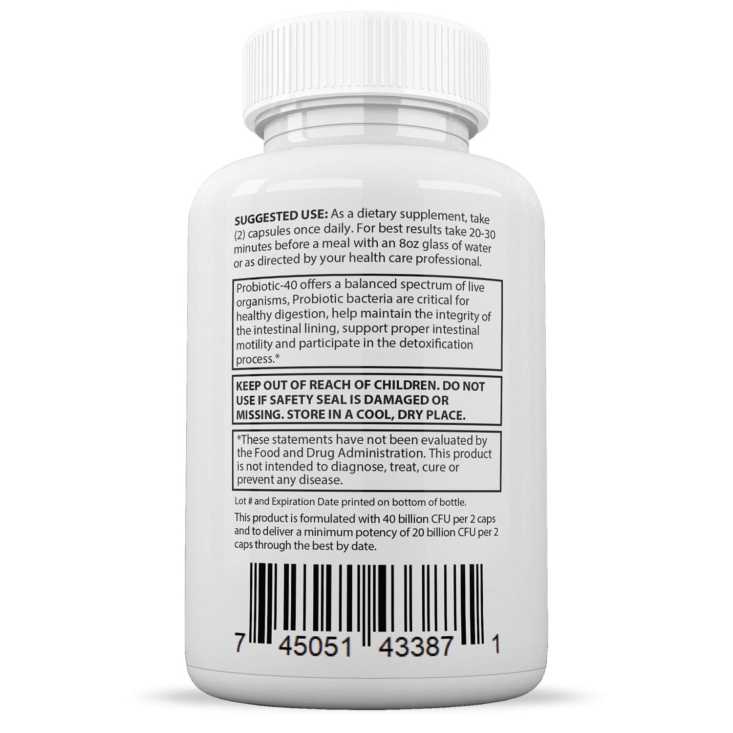 Justified Laboratories capsules with water illustrating simple ingestion