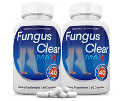 Justified Laboratories Fungus Clear Max bottle front for daily probiotic support