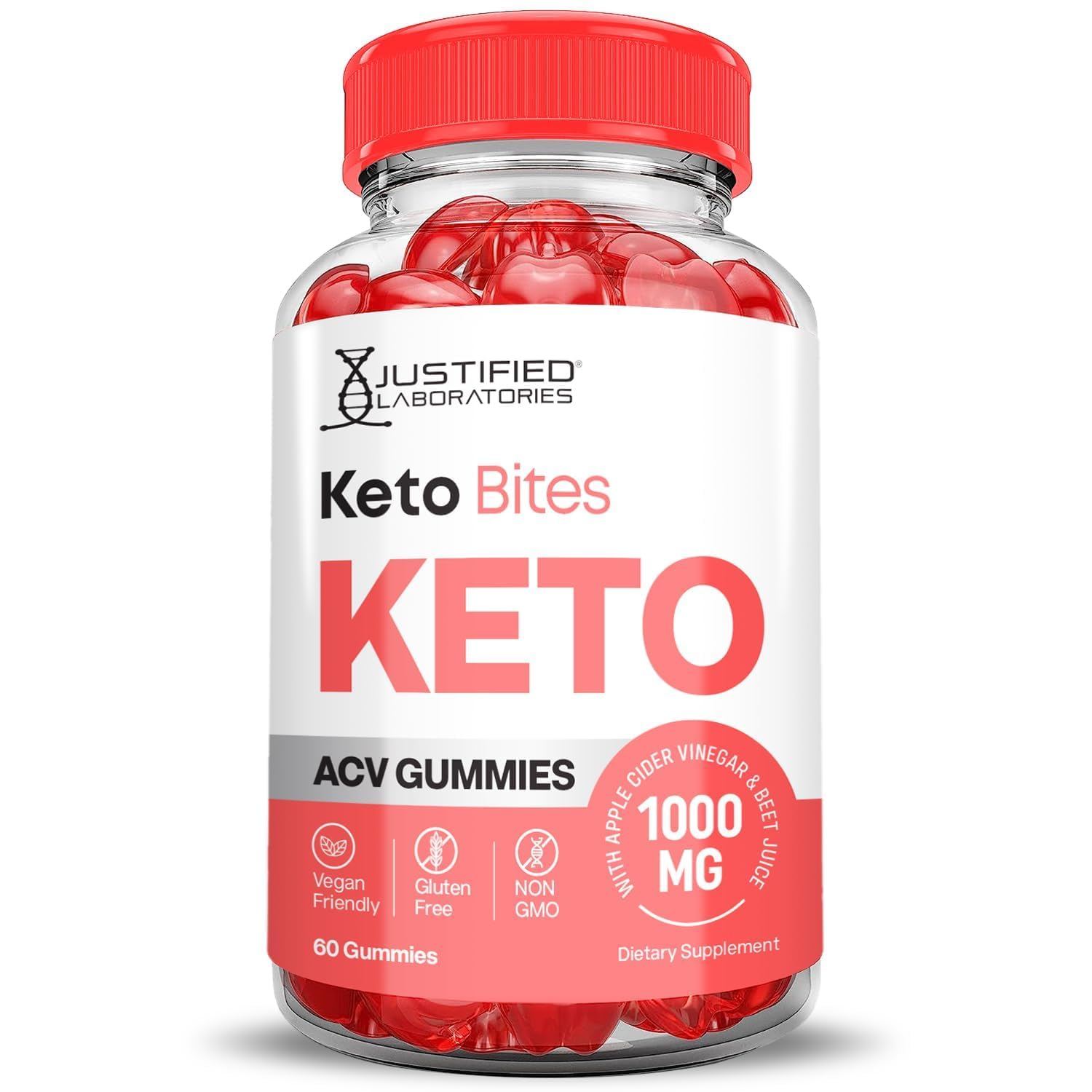 Justified Laboratories Keto Bites with vitamin B12 for daily nutrient support.