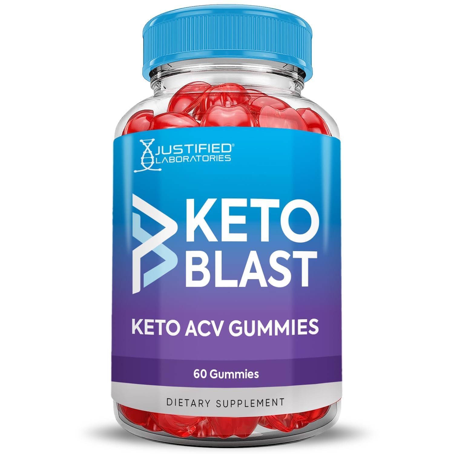 Justified Laboratories Keto Blast gummies ingredients list with pectin-based formula