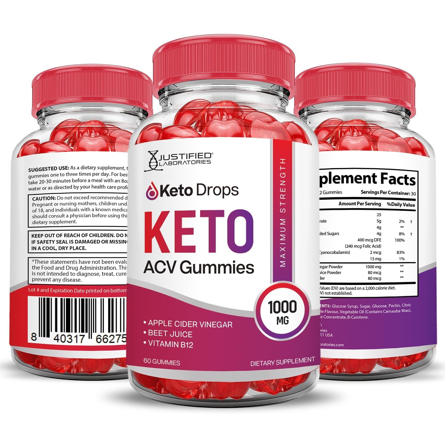 Gummies on kitchen counter, Justified Laboratories fit into a busy morning