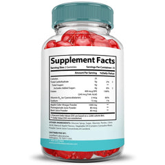 Justified Laboratories Keto Genesis ACV Gummies ingredients-closeup highlighting beet and B12.