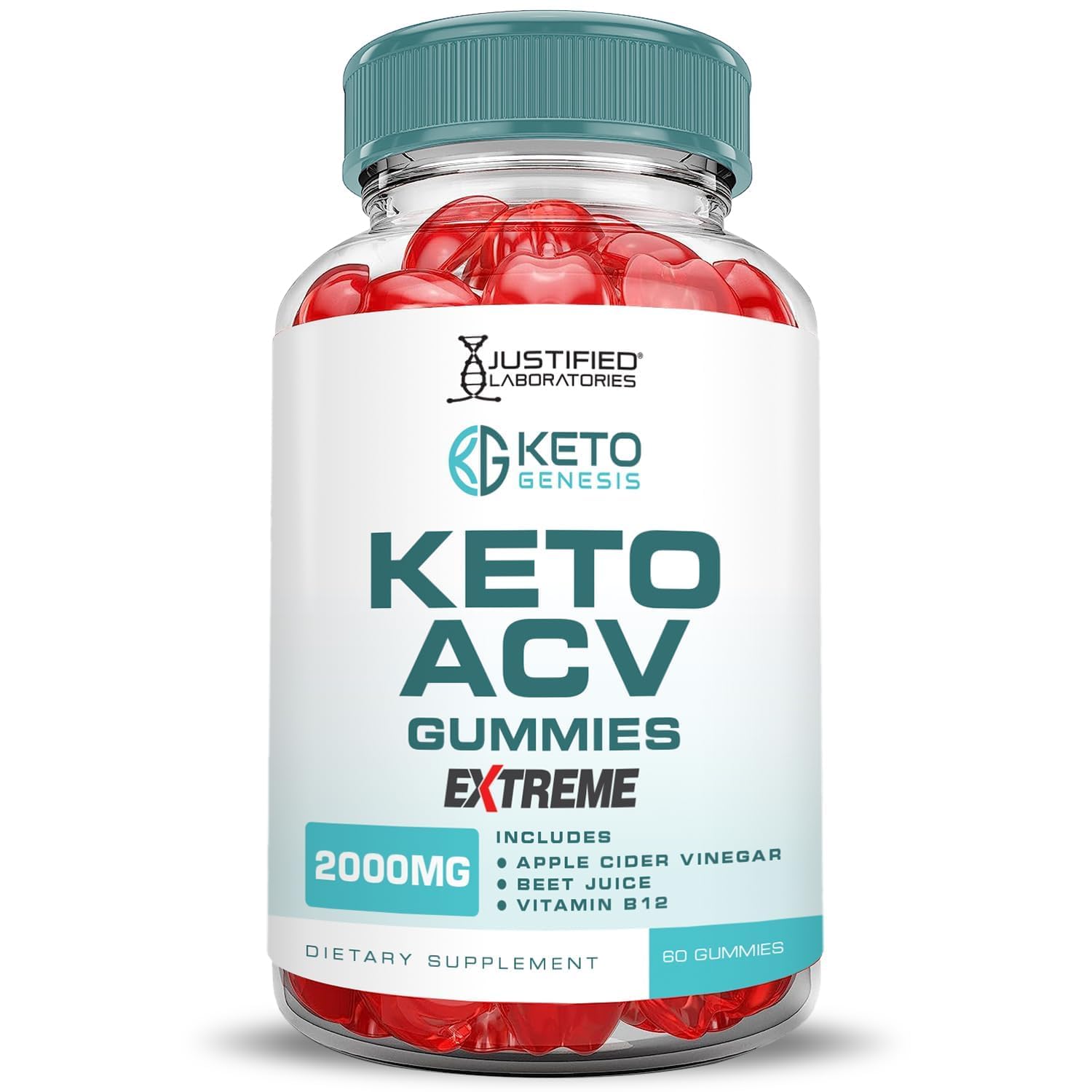 Justified Laboratories Keto Genesis beet juice image emphasizes natural nutrition.