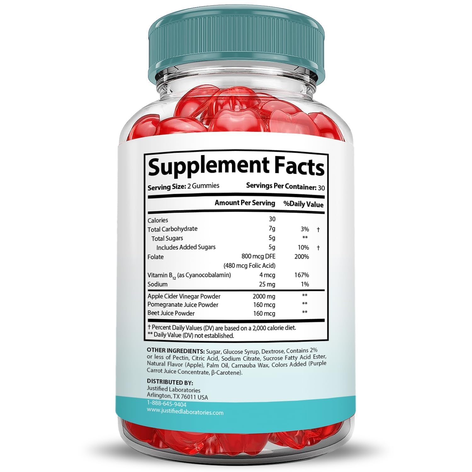 Justified Laboratories Keto Genesis bottle close-up highlighting vegan non-GMO formula
