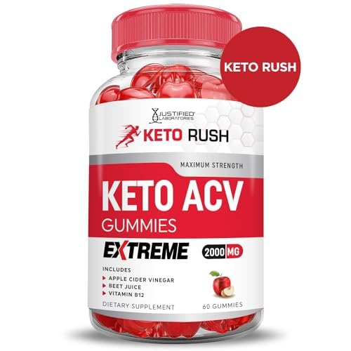 Justified Laboratories Keto Rush 2 pack box emphasizes value and convenience.