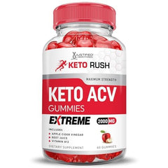 Justified Laboratories Keto Rush with beet and pomegranate blend offers nutrient rich gummies.