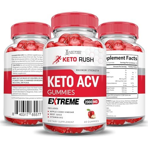 Justified Laboratories Keto Rush are vegan, non GMO, and gluten free for dietary flexibility.