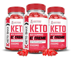 Justified Laboratories Keto Snax gummies bottle front for convenient daily keto support