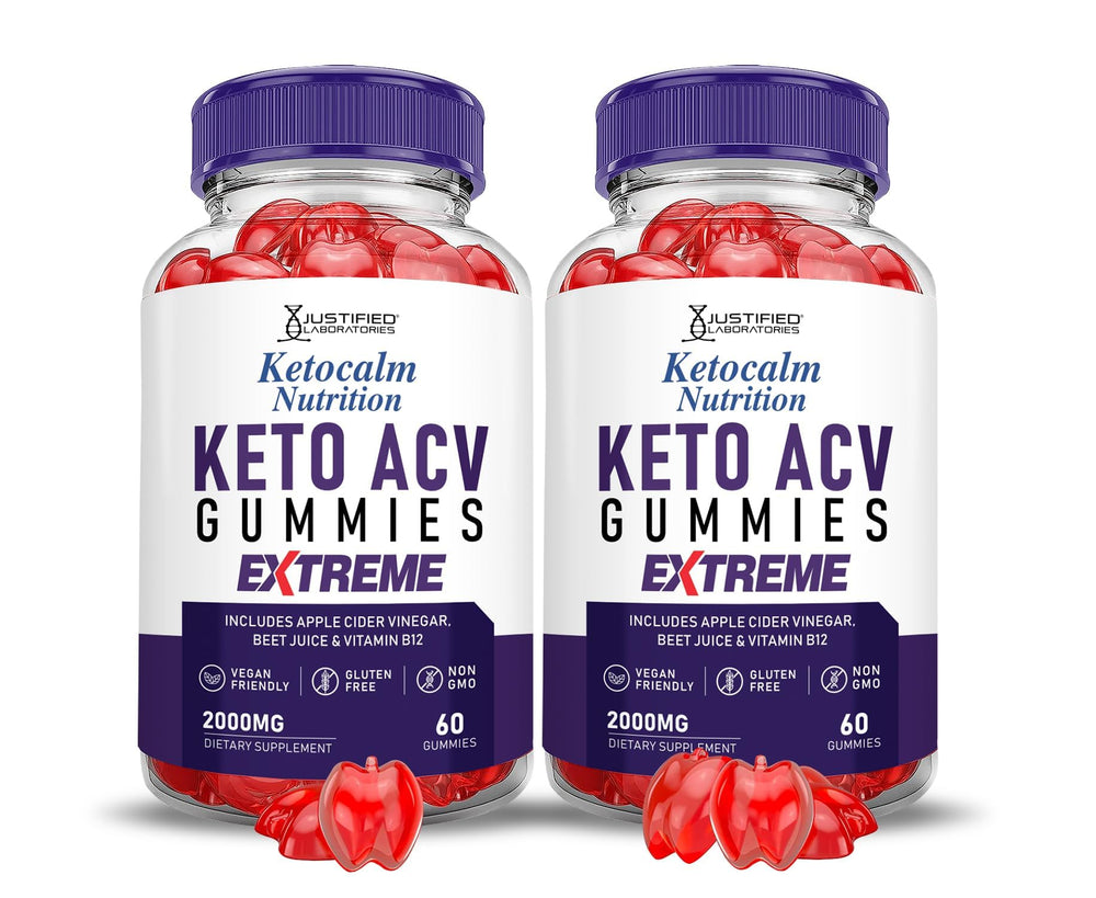 Justified Ketocalm bottle with ACV for daily vitality
