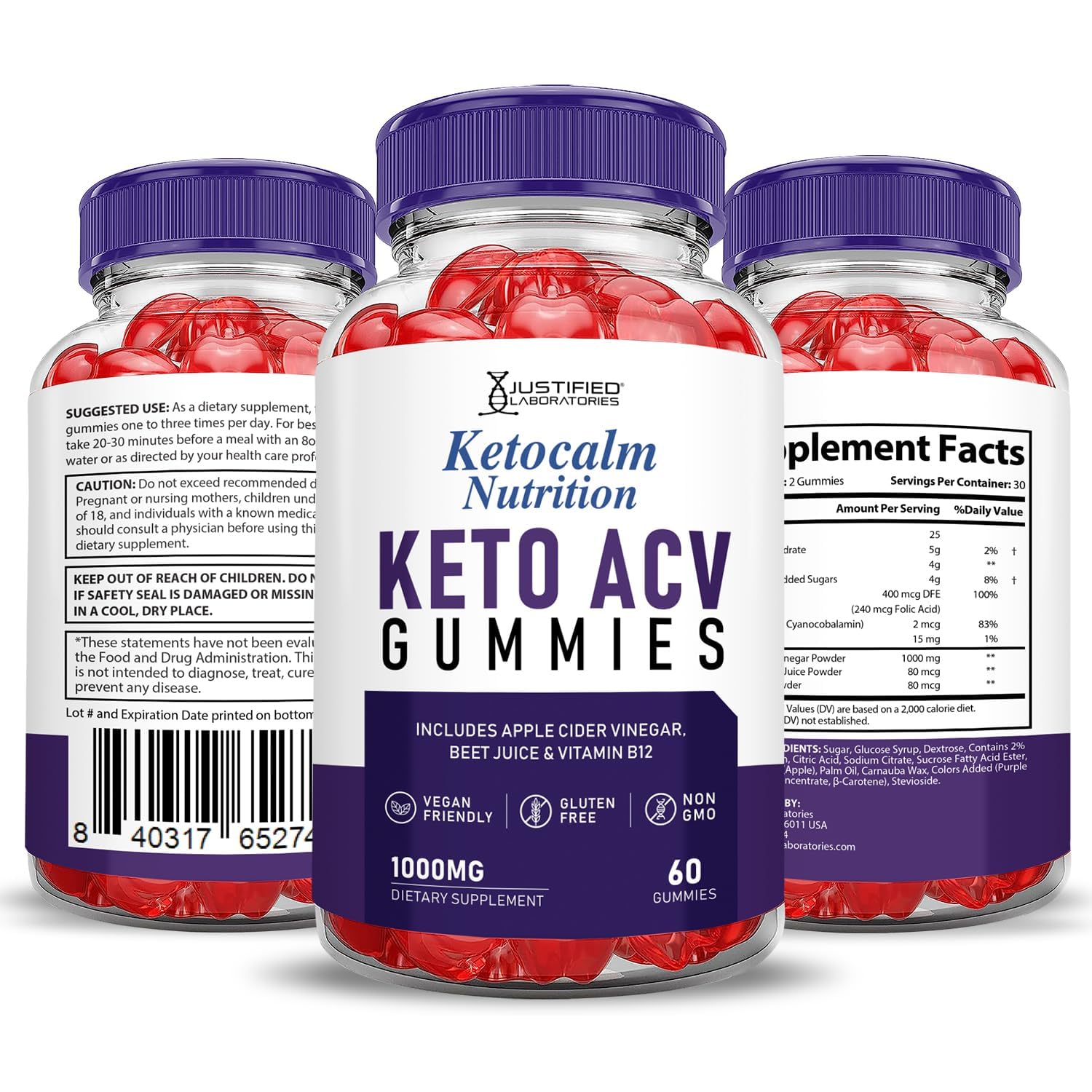 GMP-certified facility seal for Ketocalm third-party tested quality.