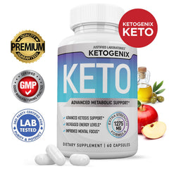 Ketogenix capsules close-up ready for easy consumption