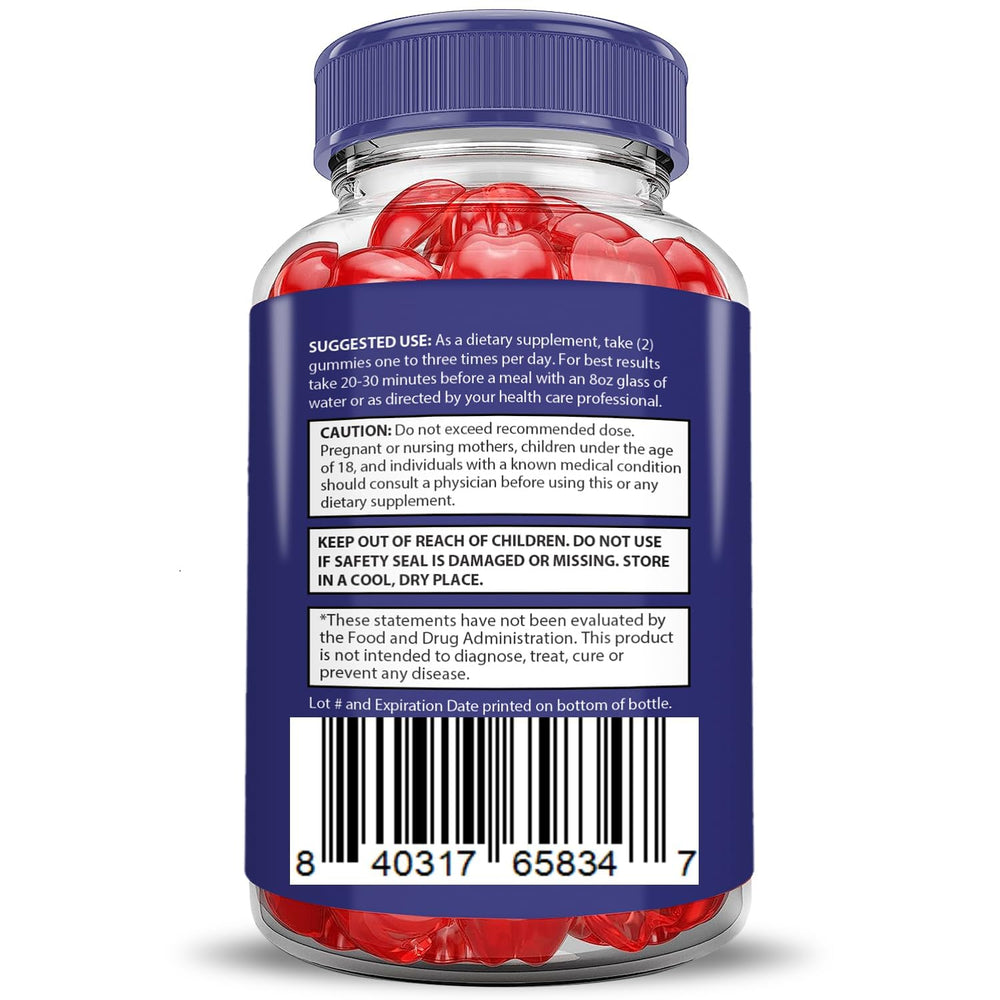 Justified Laboratories Ketosophy gummies with apple cider vinegar; convenient daily wellness snack.