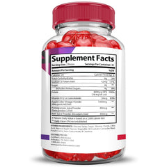 Justified Laboratories Premier Keto ACV Gummies back panel shows vegan, non-GMO formula.