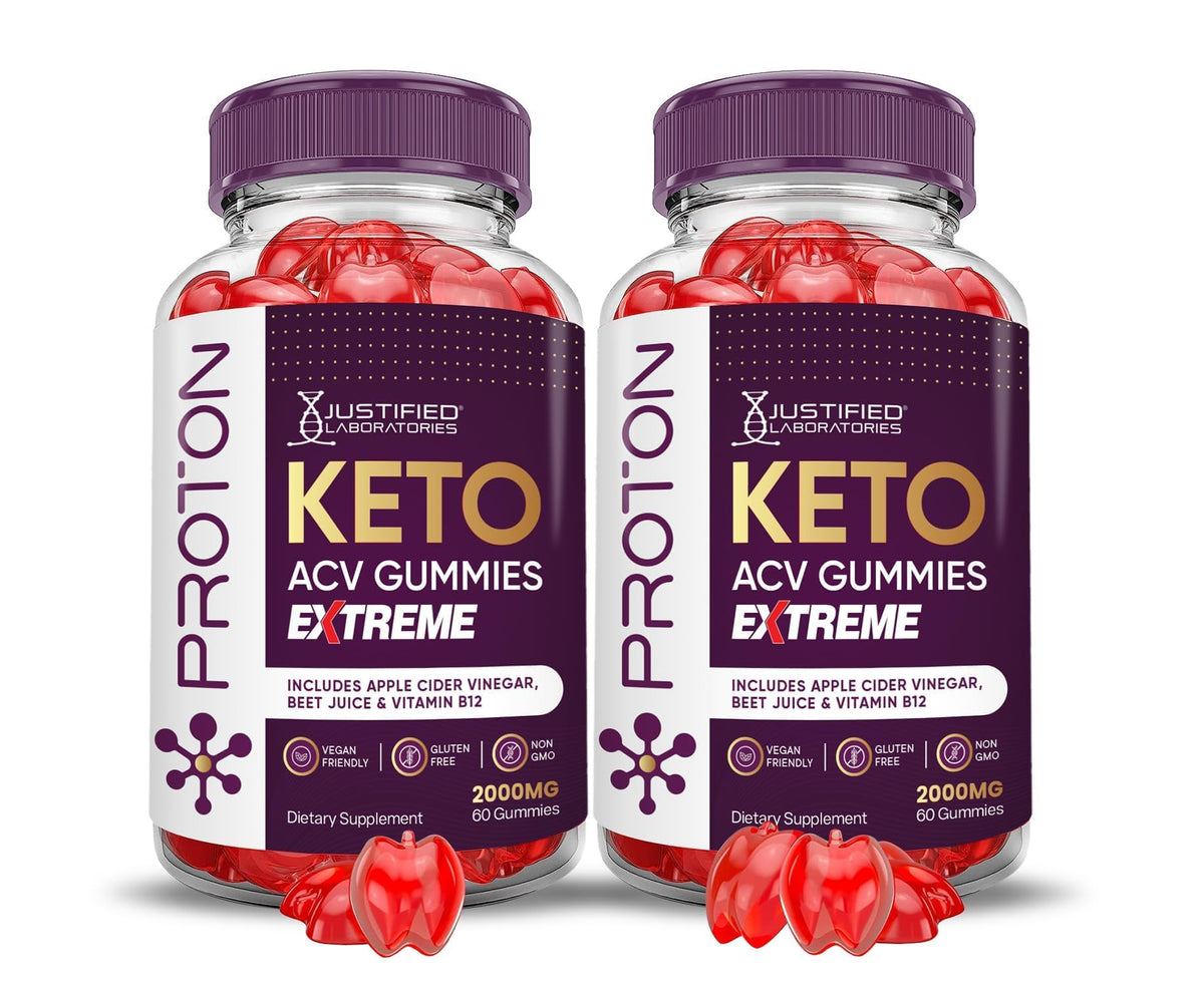 Justified Laboratories Proton Keto ACV bottle front view for daily routine