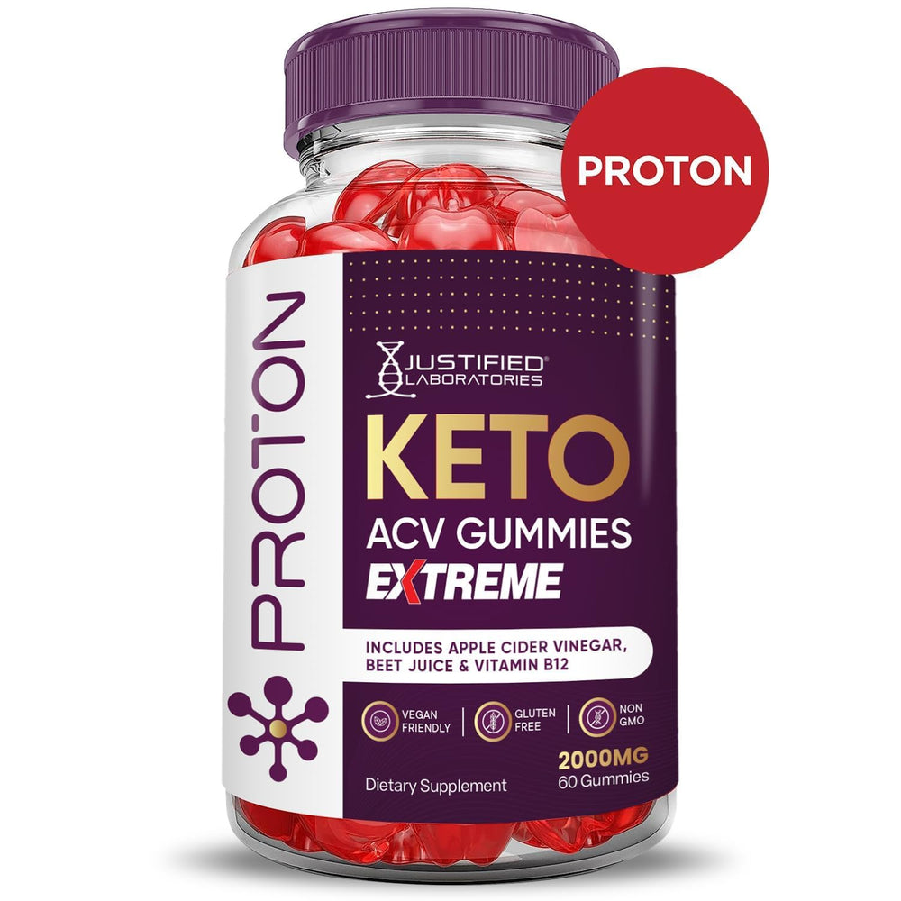Justified Laboratories Proton Keto ACV ingredients information on label