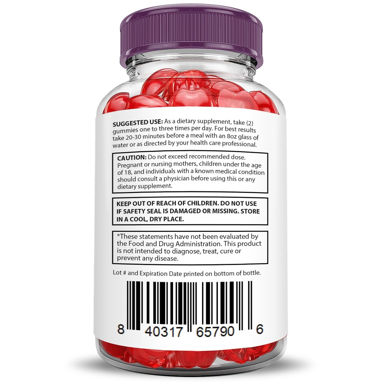 Justified Laboratories Proton Keto ACV vegan gummies in a bag