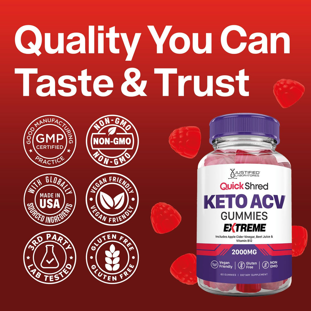 Vegan, non-GMO, gelatin-free label on Justified Labs gummies