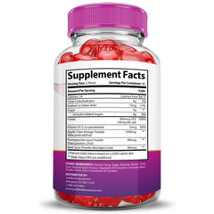 Justified Laboratories Ripped Results gummies bottle closeup emphasizes tasty, easy-to-chew formula