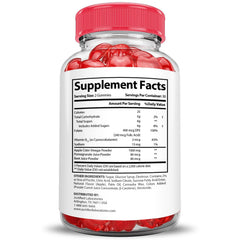 Gummies being poured from the Justified bottle for easy daily intake.