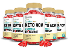 Justified Laboratories Speedy Keto ACV Gummies bottle, convenient daily supplement